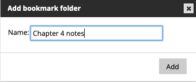 screenshot of name bookmark toolbar