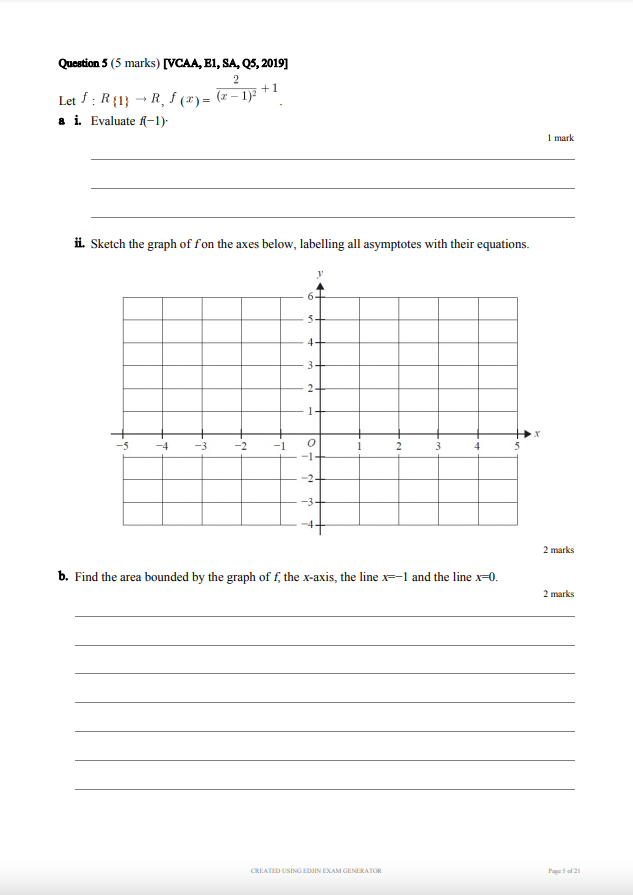 Image of printable practice exam