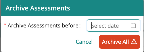Screenshot of Archive test option