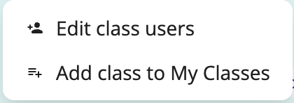 Edit class screenshot